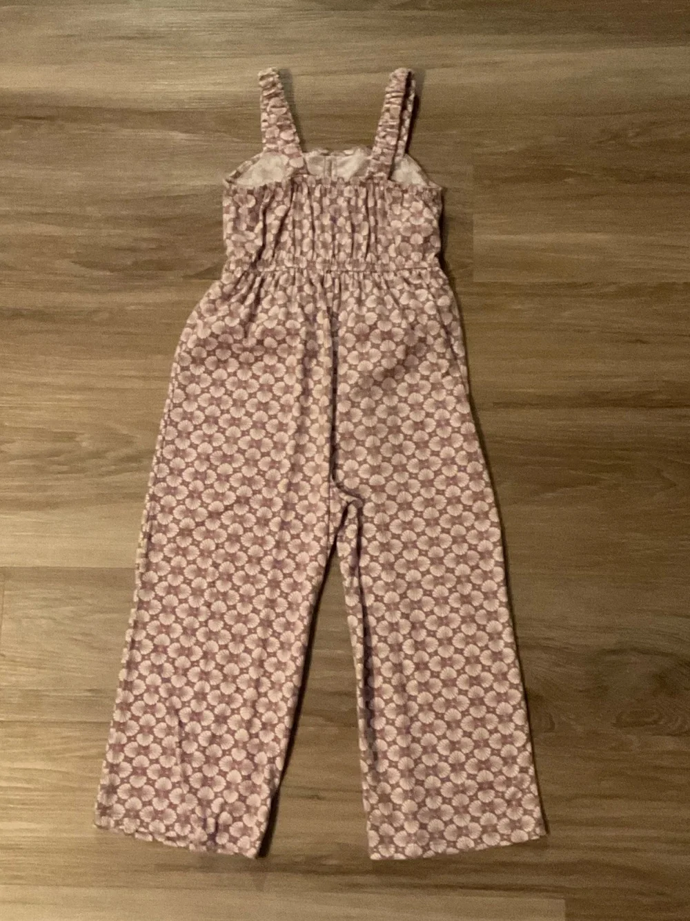 OshKosh B'gosh | Mauve Pink Floral Strap Jumpsuit
